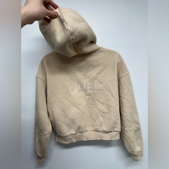 Oner Active Limited Edition Classic Lounge Hoodie Oatmeal Size S - Picture 12 of 14